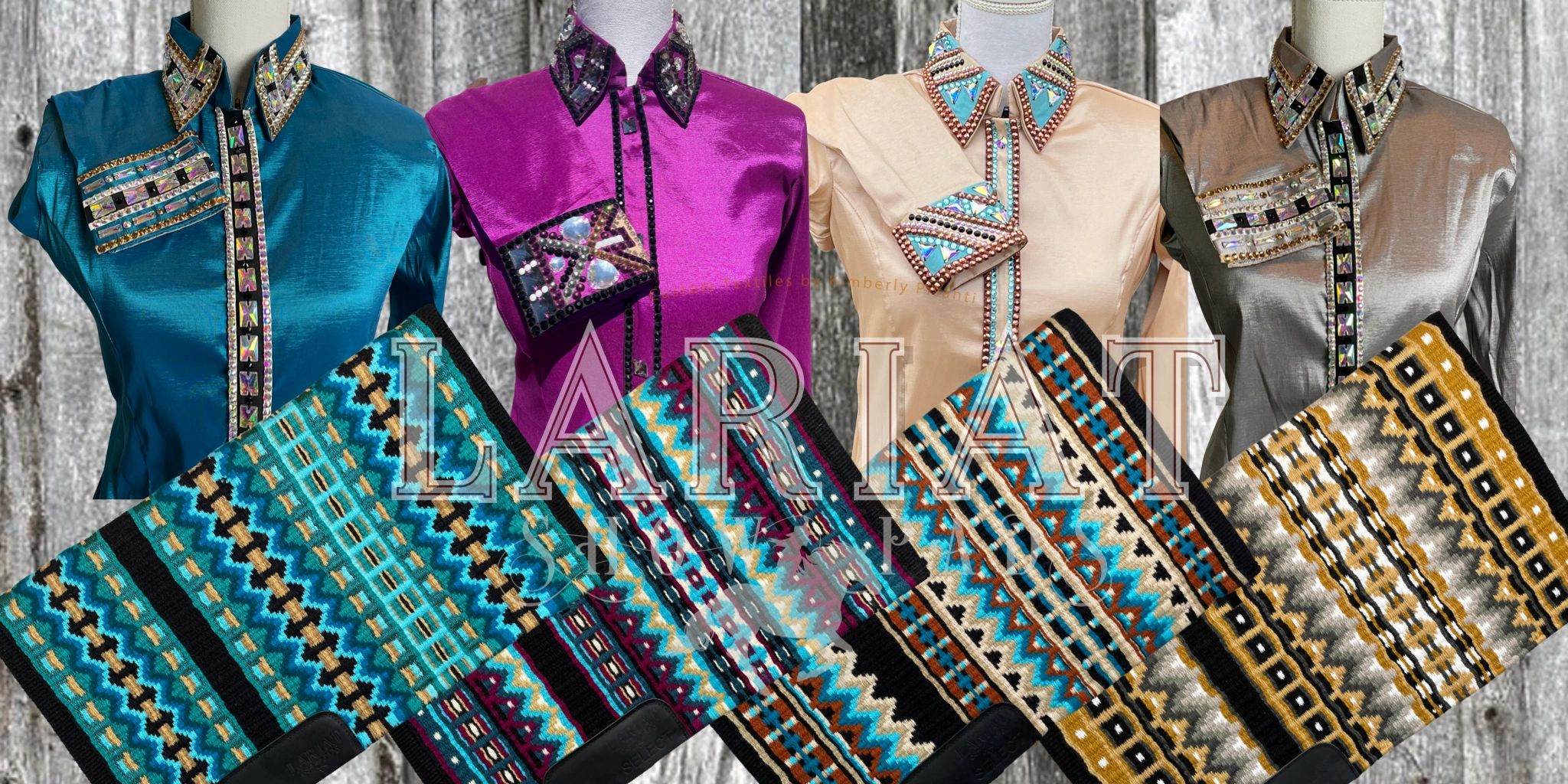 Lariat Show Pads Horse Show Blankets, Western Disciplines